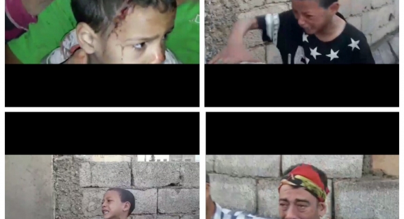 بالفيديو الصادم والمؤلم ..بكاء هستيري للنساء والرجال وطفل يبكي ويمنع قوات الأمن ببني ملال من هدم منزله واخر ينزف دماء من رأسه