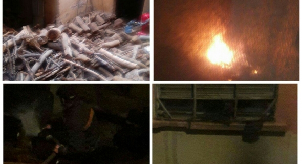 بالصور… حريق يشتعل بأخشاب حمام تقليدي ببني ملال كاد يتحول إلى فاجعة وبعض السكان يشتكون