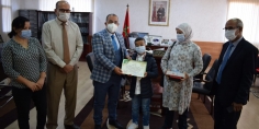 خطوة مزيانة… السليفاني مدير الأكاديمية يشجع الطاقات ويستقبل تلميذا من خنيفرة فاز بالمرتبة الرابعة على مستوى الوطن العربي في مسابقة دولية للتحدث باللغة العربية الفصحى والخطابة والالقاء الشعري”