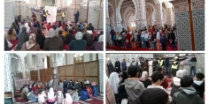 بادرة مزيانة… القيمون الدينيون ببني ملال ينخرطون في حملة السلامة الطرقية و ينظمون يوما تحسيسيا لفائدة الأطفال داخل مسجد محمد السادس ببني ملال