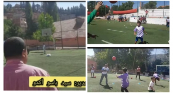 هادي مزياانة بزاف وبالفيديو… افتتاح أول مدرسة لكرة القدم بأعالي جبال بني ملال بأغبالة وشوفو الفرحة ديال أطفا.ل وشباب المنطقة