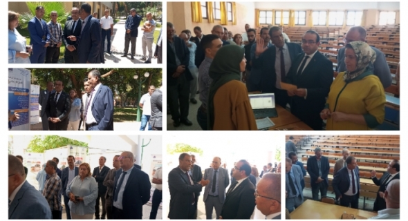 بالصور والفيديو… أبو معروف رئيس الجامعة يُشرف رفقة العاملي عميد كلية الآداب ببني ملال على عملية استقبال وتسجيل الطلبة والطالبات ويتفقد فضاءات الكلية