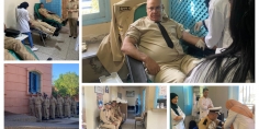 عااجل والله يعطيهم الصحة… القوات المساعدة ببني ملال تُشارك في حملة التبرع بالدم =ألبوم صور=