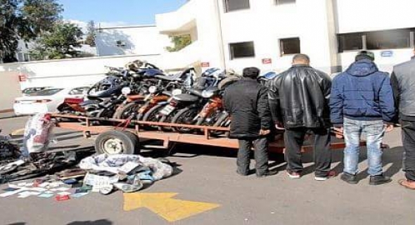 درك القصيبة يطيح بعصابة خطيرة متخصصة في سرقة الدراجات النارية وحجز 4 منها ذات حجم كبير