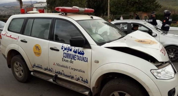 بالفيديو… حادثة سير خطيرة ببني ملال بين 3 سيارات
