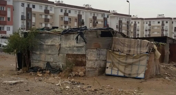 براريك بجوار المجمع السكني الضحى تتحول إلى ملجأ للمتسكعين والمدمنين والفساد -الصورة-