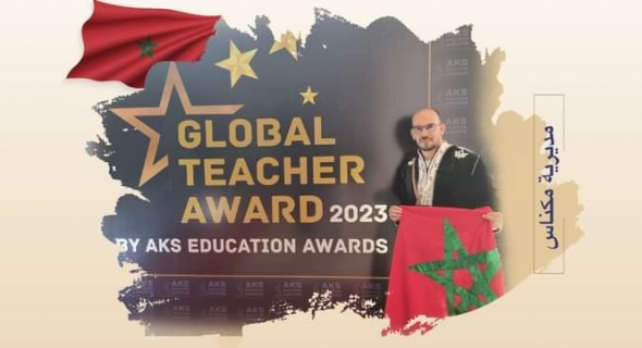 فخر المغرب ومبروك عليه … الأستاذ محمد فتاح يفوز بجائزة أفضل مدرس في العالم لسنة 2023