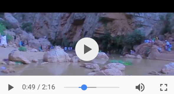 فيديو رائع جمال الطبيعة الخلابة والعيون البهية والساكنة الكريمة لن تراه سوى بأوشرح ببني ملال الآبية تاكسي نيوز
