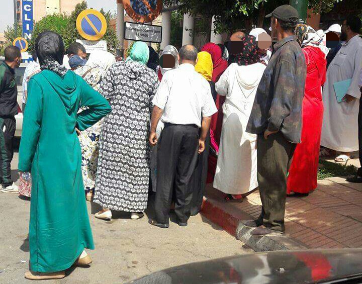 عروس تتلقى “سلخة” من طرف الزوج وأمه أمام محكمة بني ملال والشرطة تدخل على الخط-الصورة-