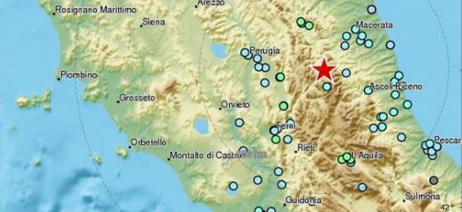 عاجل ..زلزال يضرب وسط إيطاليا