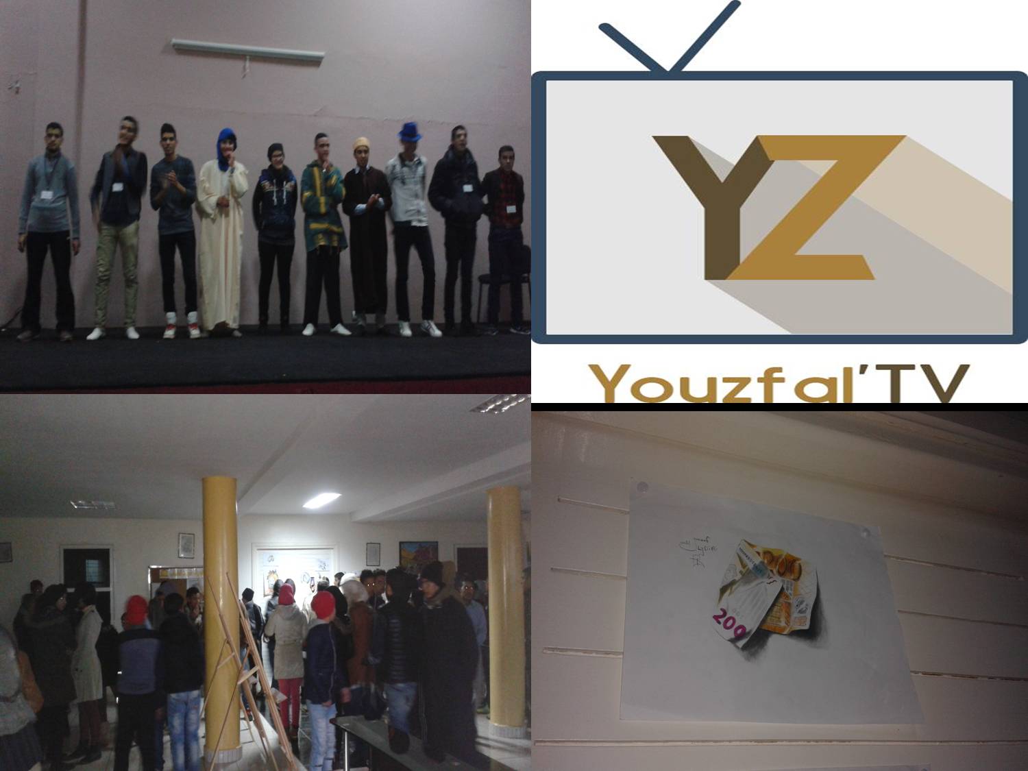 أزيلال : مجموعة ” youzfal tv ” تشعل مسرح مركز تقوية قدرات الشباب بإبداعها المميز