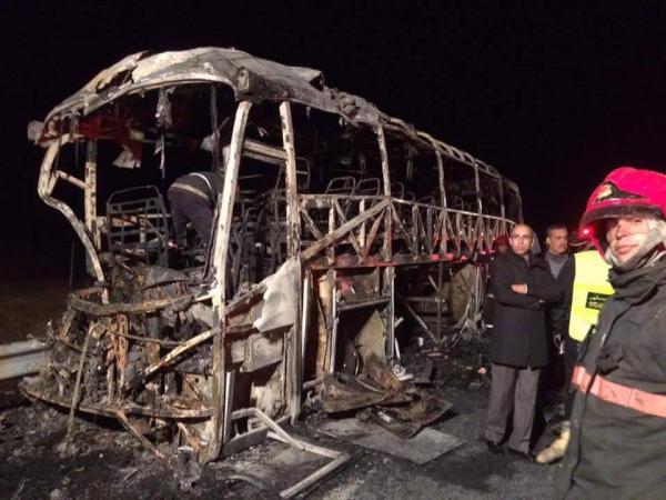 فاجعة طرقية تهز المغرب من جديد… مقتل 11 راكب داخل حافلة اشتعلت بها النيران
