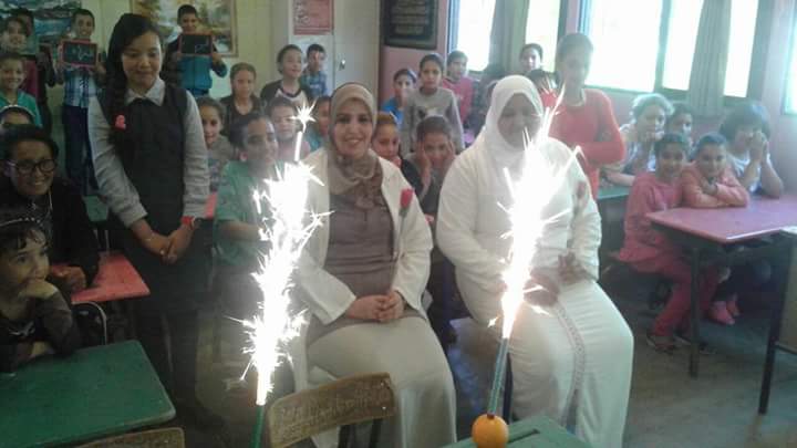 مدرسة اولاد عطو بالمديرية الاقليمية للتعليم الفقيه بن صالح تحتفل بمدرساتها في اليوم العالمي للمرأة