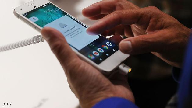 NEW YORK, NY - OCTOBER 20: A person tries a new Google Pixel phone at the Google pop-up shop in the SoHo neighborhood on October 20, 2016 in New York City. The shop lets people try out new Google products such as the Pixel phone, Google Home, and Daydream VR. The products will be available for purchase offsite at Verizon and Best Buy retail stores. (Photo by Spencer Platt/Getty Images)