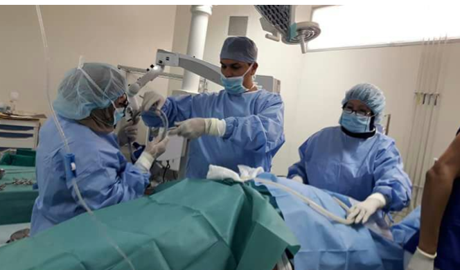 بالصور… إجراء أول عملية جراحية بالمنظار للجيوب الأنفية بالمستشفى الإقليمي بخنيفرة