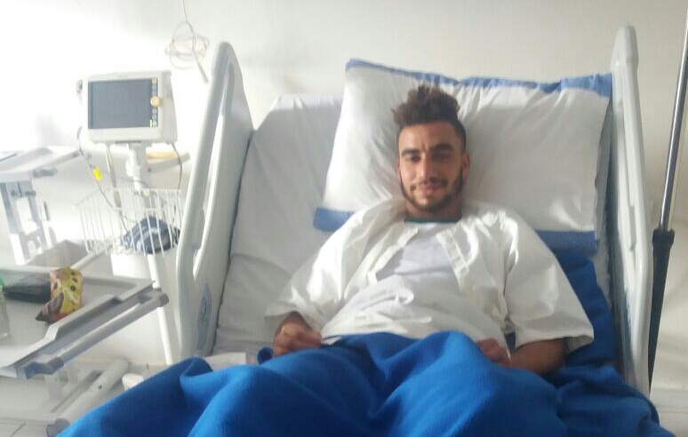 إصابة للاعب محمد كمال تنقله للمستشفى و المكتب المسير لرجاء بني ملال يتكلف بمصاريف العلاج 