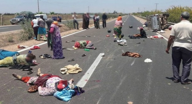 الله يرحمهم… المغرب يستفيق على فاجعة طرقية بوفاة 9 أشخاص واصابة 6 اخرين في حادثة سير