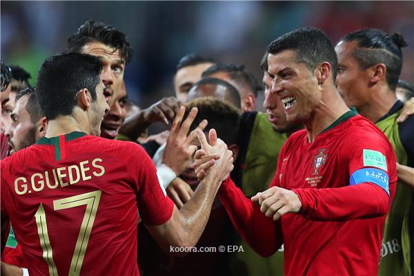 مباراة مشوقة بين اسبانيا والبرتغال والنجم العالمي كريستيانو يعادل لفريقه وينقده من الخسارة