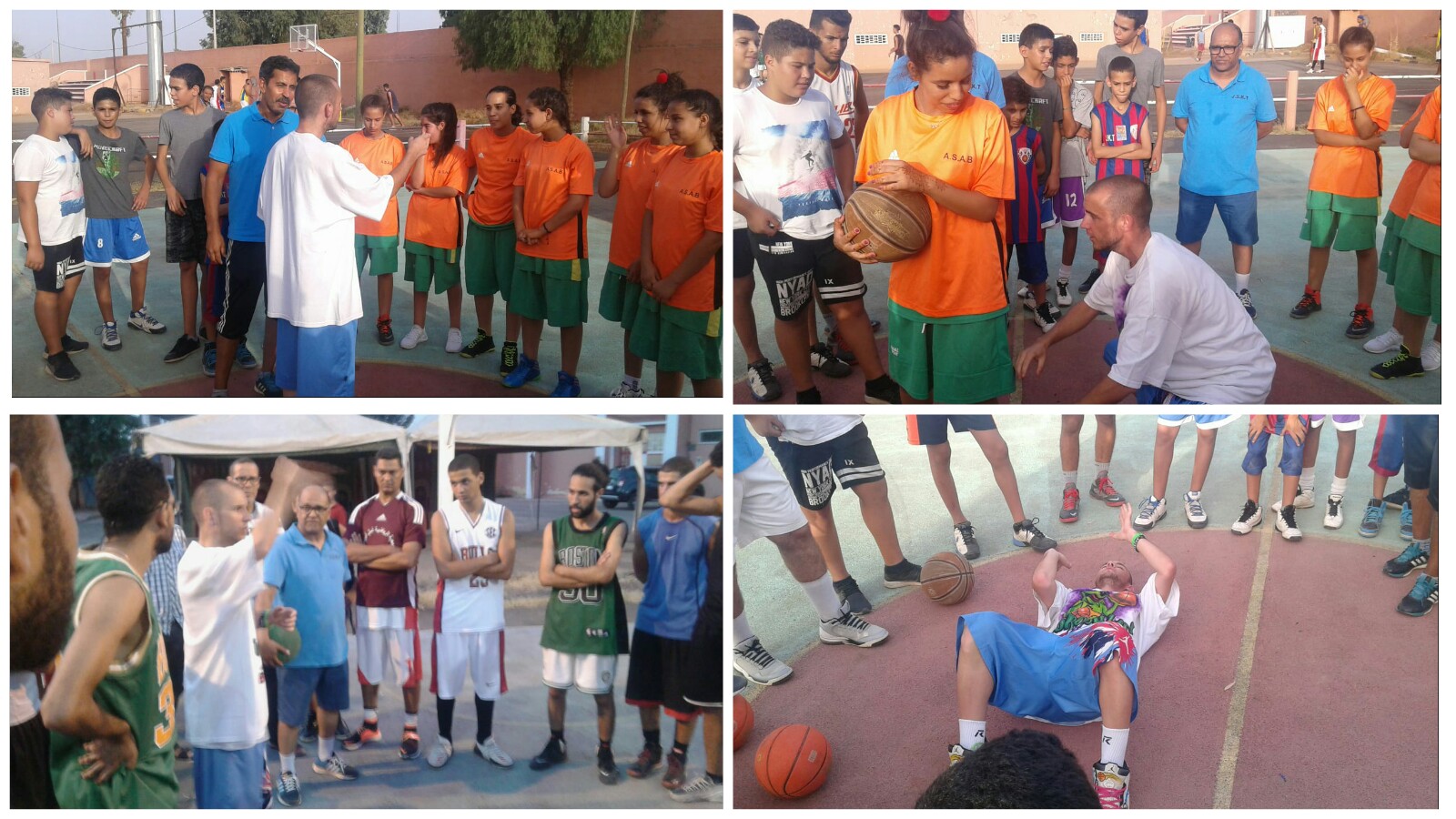خبير اسباني متطوع عبر العالم يؤطر ورشات تكوينية في كرة السلة بقصبة تادلة