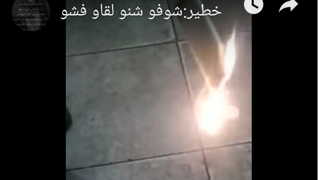 بالفيديو… شاهد مواطن يحذر المواطنين من خطر “المسكة” ويقوم بحرقها بالنار!