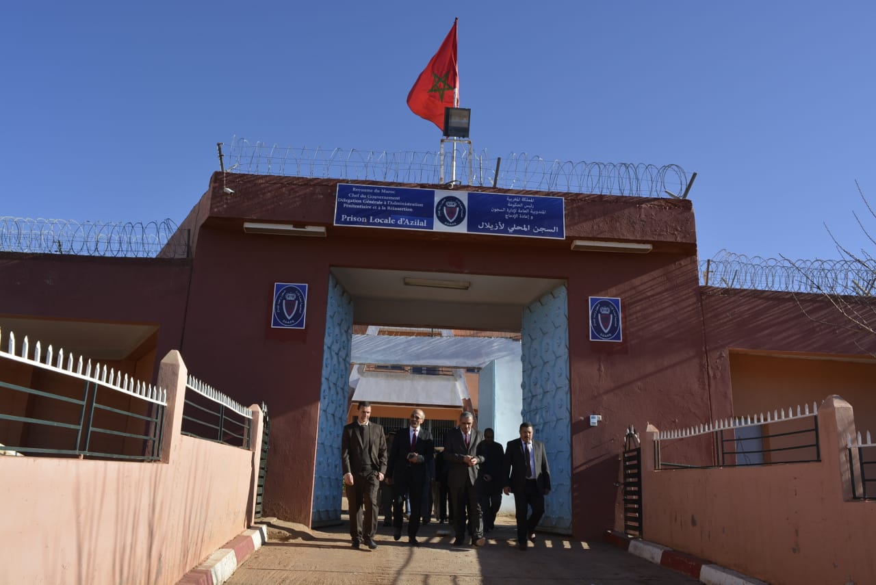 اللجنة الاقليمية لمراقبة المؤسسات السجنية تزور السجن المحلي لأزيلال