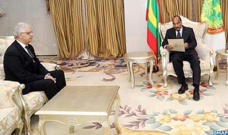 نزار بركة يسلم رسالة خطية من جلالة الملك الى الرئيس الموريتاني