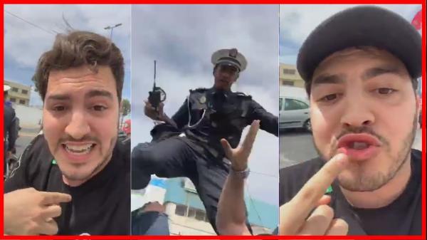 مديرية الأمن تحقق في اتهامات فنان كوميدي مغربي في حق شرطي خلال فيديو “لايف”
