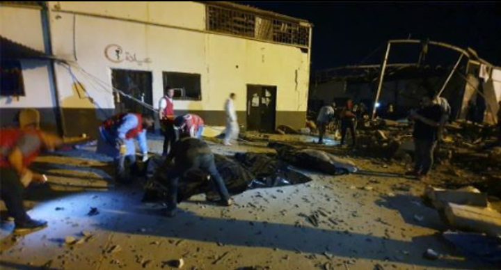 إنا لله وإنا إليه راجعون… القنصلية المغربية تعلن عن وفاة سبعة مغاربة في قصف مركز ايواء المهاجرين بليبيا