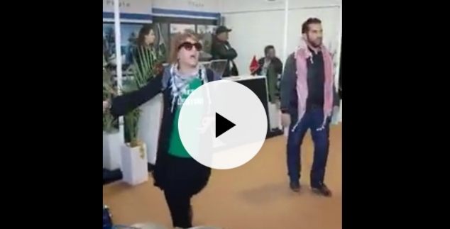 بالفيديو… مغاربة يحتجون على مشاركة شركة إسرائيلية في معرض للتمور ب”ارفود”