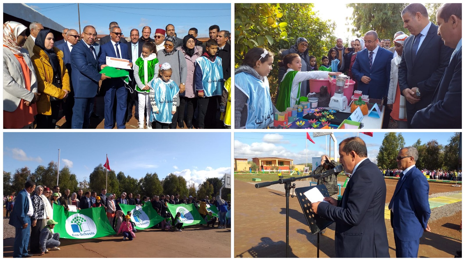 نجاح كبير للملتقى الإقليمي للمؤسسات التعليمية الحاصلة على اللواء الأخضر بمديرية الفقيه بن صالح