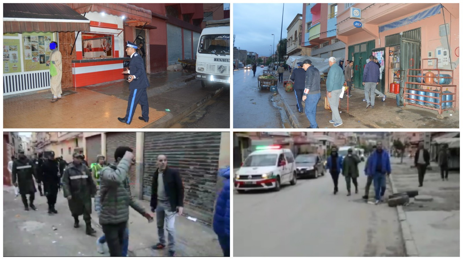 بالفيديو والصور… إنزال أمني قوي لولاية أمن بني ملال لتطبيق حالة الطوارئ: دوريات مُكثَّفة وسُدود قضائية بمدخل المدينة