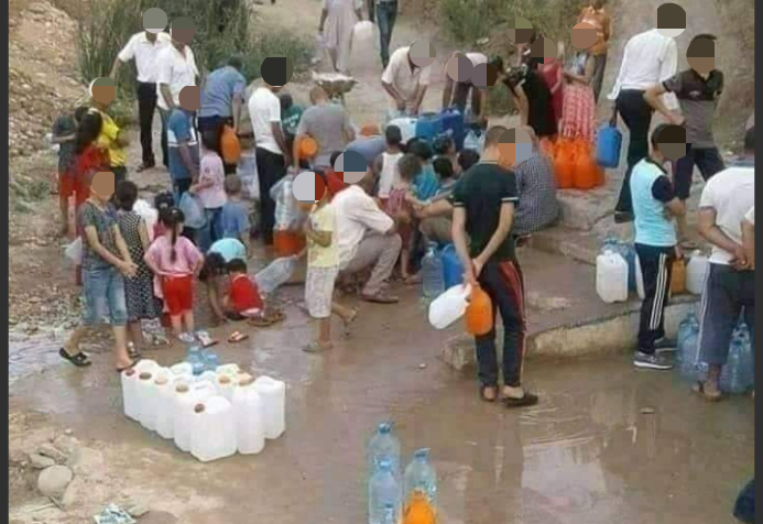 أحياء ببني ملال تعاني من استمرار انقطاع الماء لمدة 24 ساعة وتطالب المسؤولين بالتدخل