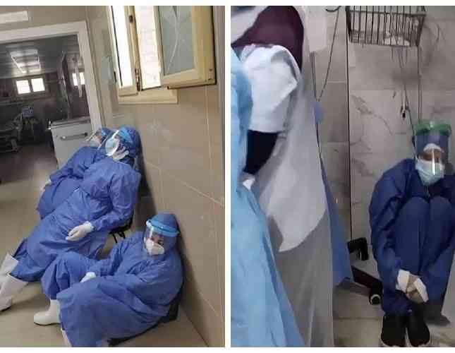 فيديو صادم..وفاة كل المصابين بكورونا داخل العناية المركزة بمستشفى في مصر