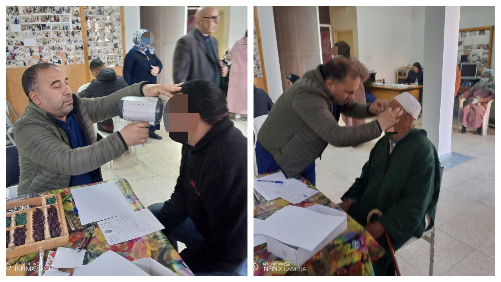 أزيد من 100 مواطن ومواطنة يستفيدون من تصحيح البصر والكشف عن أمراض العيون من تنظيم جمعية داء السكري افورار 