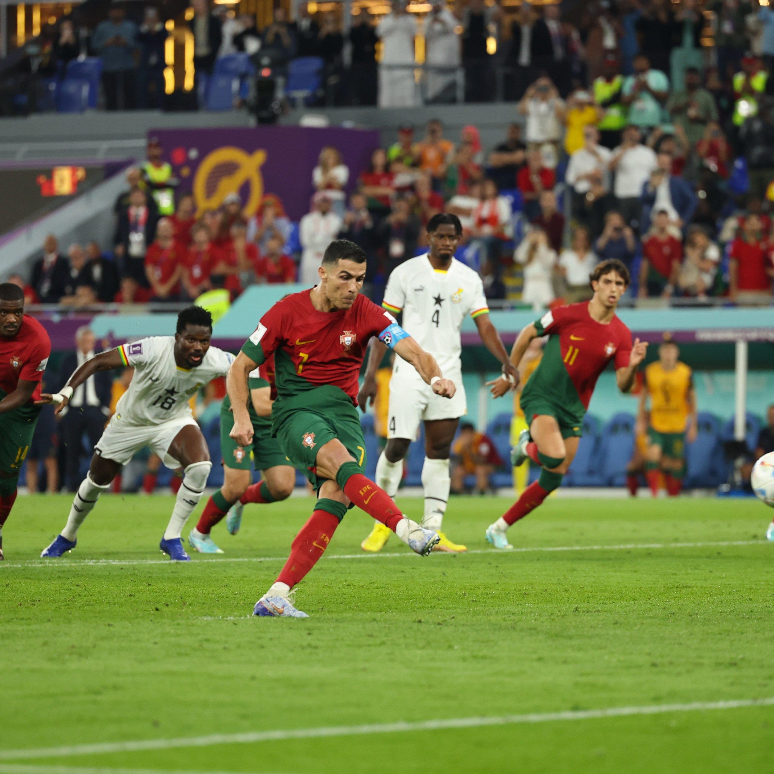 مباراة مثيرة تنتهي بفوز رفاق رونالدو على المنتخب الغاني