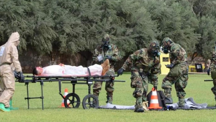 الأسد الافريقي 2023 … عسكريون أمريكيون ومغاربة يتدربون حول مواجهة أخطا،ر هجو،م بأسلحة الدما،ر الشامل