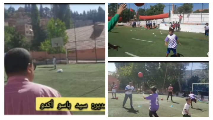 هادي مزياانة بزاف وبالفيديو… افتتاح أول مدرسة لكرة القدم بأعالي جبال بني ملال بأغبالة وشوفو الفرحة ديال أطفا.ل وشباب المنطقة