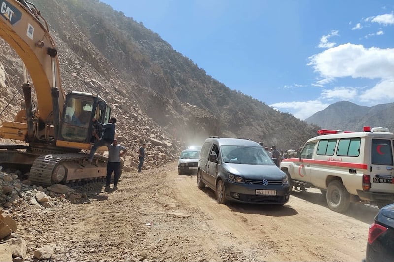 السلطات تواصل التعبئة لإصلاح الطرق المتضررة من زلزال الحوز