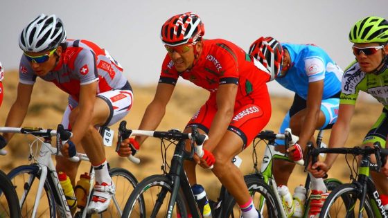المغاربة محايحين فجميع الرياضات… اختيار الدراج المغربي أشرف الدغمي كثالث أفضل دراج إفريقي لسنة 2023