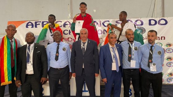 برافو … المغاربة محايحين فالبطولة الإفريقية للتانكسودو وفازو بالمركز الأول بـ 5 ذهبيات