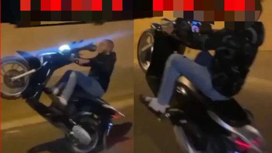هاواحد اخر مشا فيها… البوليس شدو واحد مول الموطور كان تايقوم بحركات استعراضية وتايعرض الناس للخطر