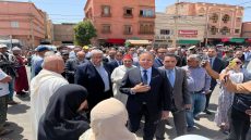القرناشي عامل الفقيه بن صالح يَضَع الحجر الأساس لبناء مشروعين اجتماعيين بسوق السبت بمناسبة الاحتفال بالذكرى 20 لانطلاق المبادرة الوطنية