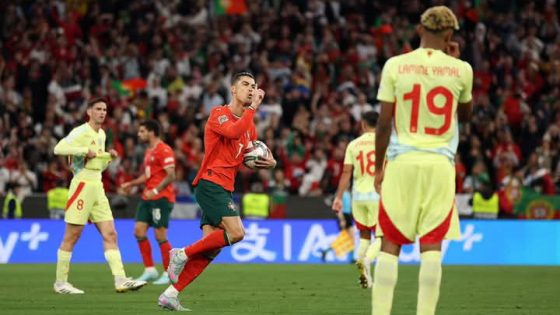 بالبكاء والدموع… النجم العالمي كريستيانو رونالدو يقود البرتغال لهزم إسبانيا والفوز بالكأس الأوروبية