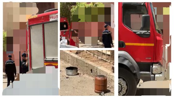 عاجل … دخان كثيف لاحتراق طنجرة غذاء واشتعال قنينة غاز داخل شقة يخرج سكان عمارة ببني ملال للشارع و شاحنة الإطفاء وسيارة إسعاف تتدخل
