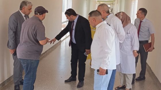 هدي مزيانة… المدير الجهوي للصحة زار مستشفى الحسن الثاني بخريبكة لي تايصلحو فيها ب3 مليار سنتيم بشراكة مع مجلس الجهة وغادي يفتحو قريبا مصلحة ديال الطب النفسي ب40 سرير