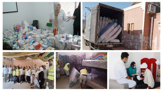هذي مزيانة… أزيد من 300 مستفيد ومستفيدة من قافلة طبية ببين الويدان في عدة تخصصات وأدوية مجانية وتجهيزات لدار الطالب والطالبة