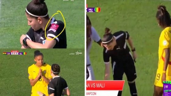 كابرانات الجزائر ورطوها في “واقعة الشعار” .. تصرّف الحكم الجزائرية يُفجّر جدلًا في بطولة أمم إفريقيا للسيدات بالمغرب