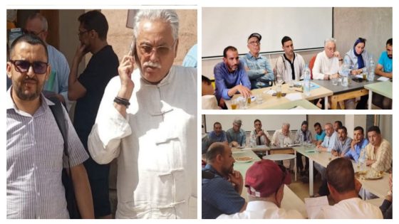 محمد نبيل بنعبد الله الأمين العام لحزب التقدم والاشتراكية يحل بايت بوكماز ويعقد لقاء مع ممثلين عن الساكنة 