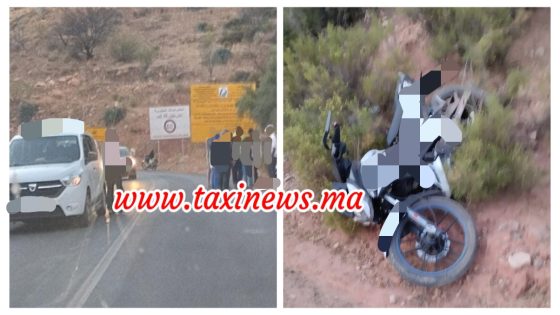 عاجل وياربي السلامة… جوج دراري كانو غاديين فموطور وزلق بهم فالفيراج وطاحو ونقل واحد فيهم فغيبوبة للمستعجلات فأزيلال