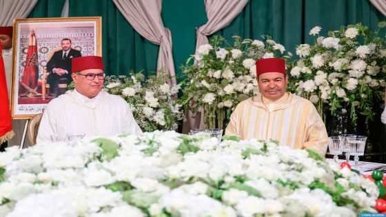 بمناسبة عيد العرش… صاحب السمو الملكي الأمير مولاي رشيد يترأس مأدبة غداء أقامها رئيس الحكومة أخنوش